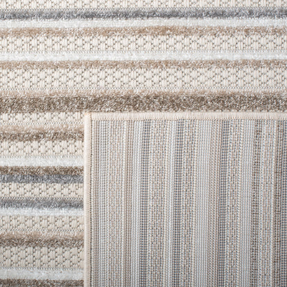 Tapis de patio imperméable à rayures pour intérieur/extérieur SAFAVIEH Cabana Gafia