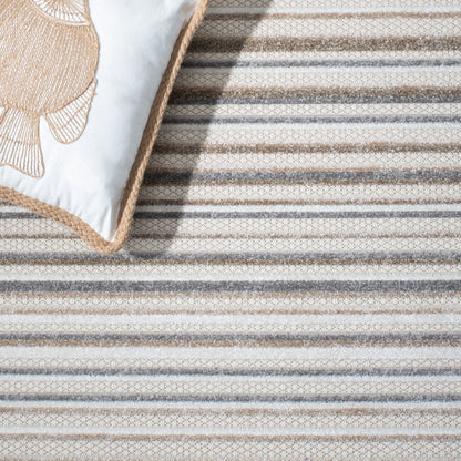 Tapis de patio imperméable à rayures pour intérieur/extérieur SAFAVIEH Cabana Gafia