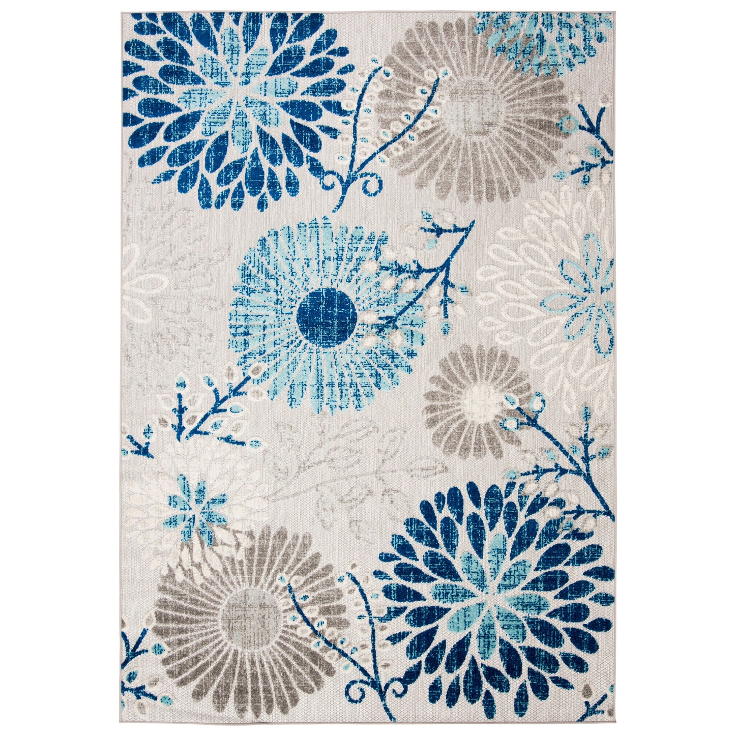 SAFAVIEH Tapis floral de patio imperméable intérieur/extérieur Cabana Hillechien
