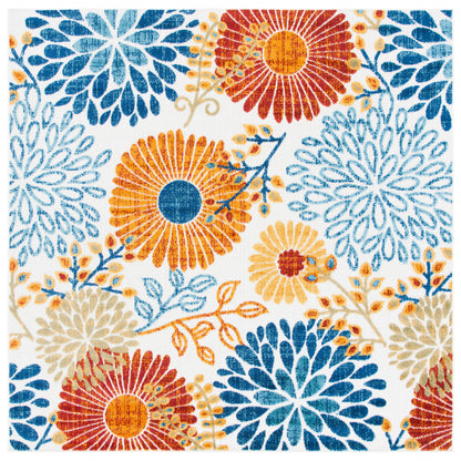 SAFAVIEH Tapis floral de patio imperméable intérieur/extérieur Cabana Hillechien