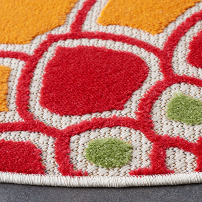 Tapis de patio imperméable à motif floral pour intérieur/extérieur SAFAVIEH Cabana Ingke