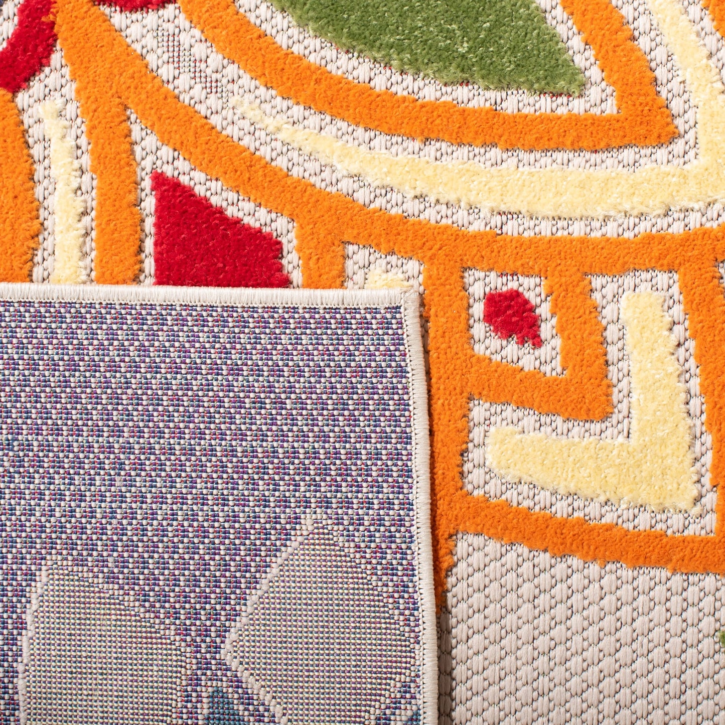 Tapis de patio imperméable à motif floral pour intérieur/extérieur SAFAVIEH Cabana Ingke