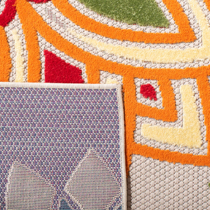 Tapis de patio imperméable à motif floral pour intérieur/extérieur SAFAVIEH Cabana Ingke