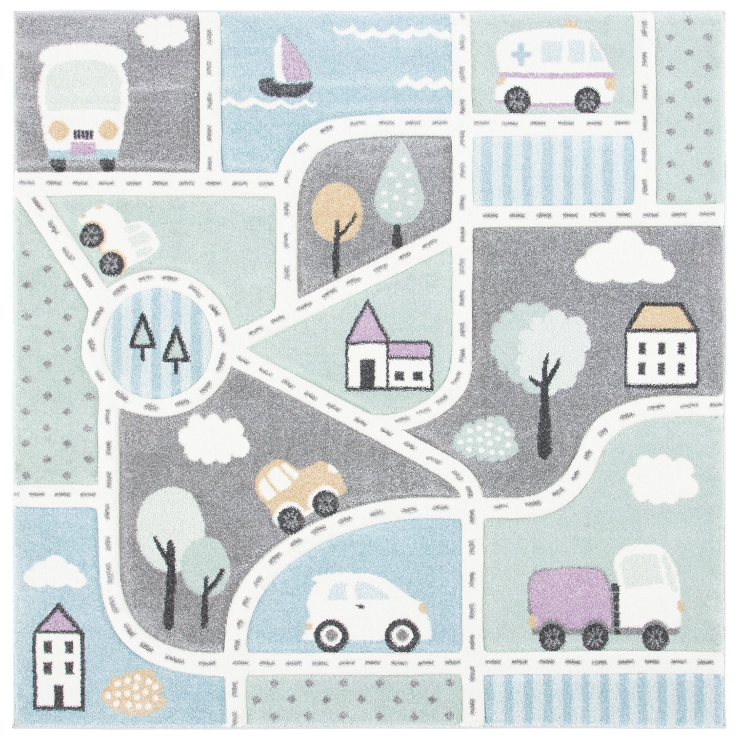 Tapis de quartier SAFAVIEH Carousel Kids Lumnie