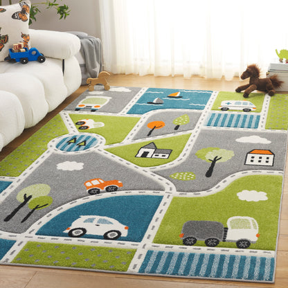 Tapis de quartier SAFAVIEH Carousel Kids Lumnie