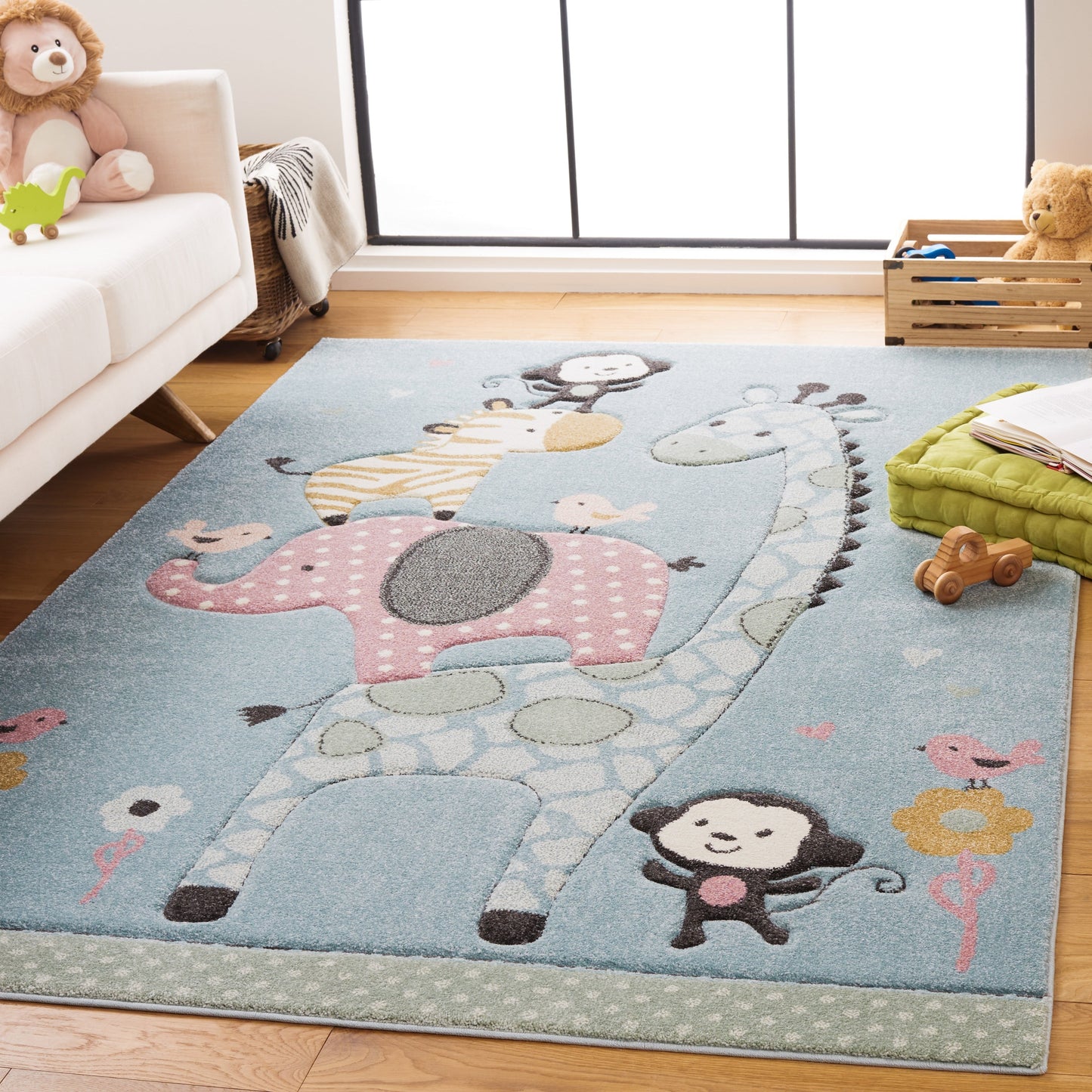 Tapis animalier SAFAVIEH Carousel Kids Miharu