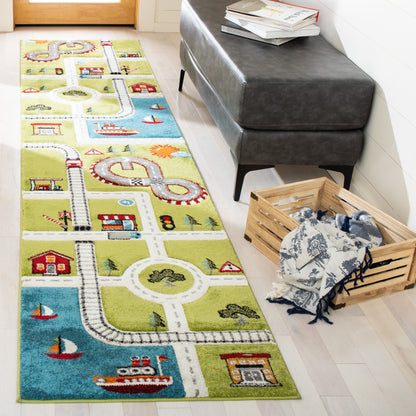 Tapis de route de quartier SAFAVIEH Carousel Kids Riemy
