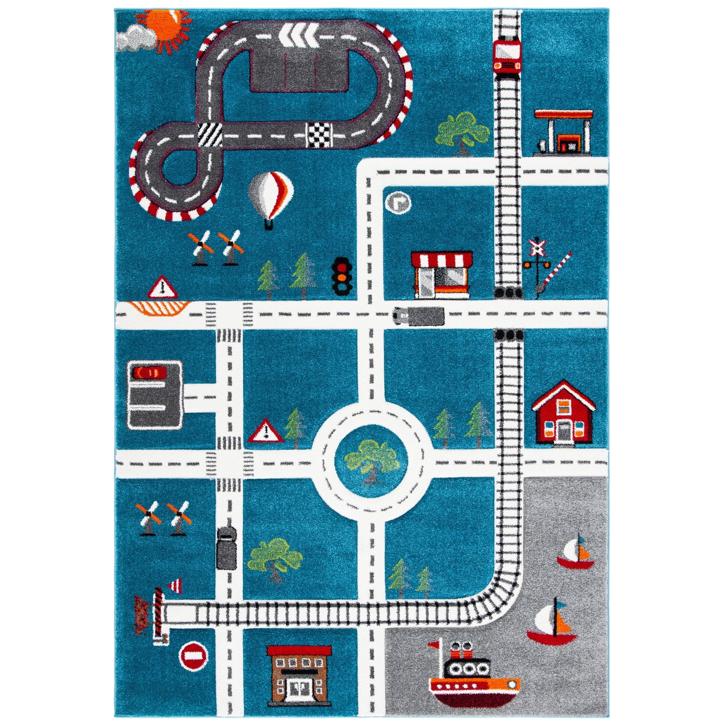 Tapis de route de quartier SAFAVIEH Carousel Kids Riemy