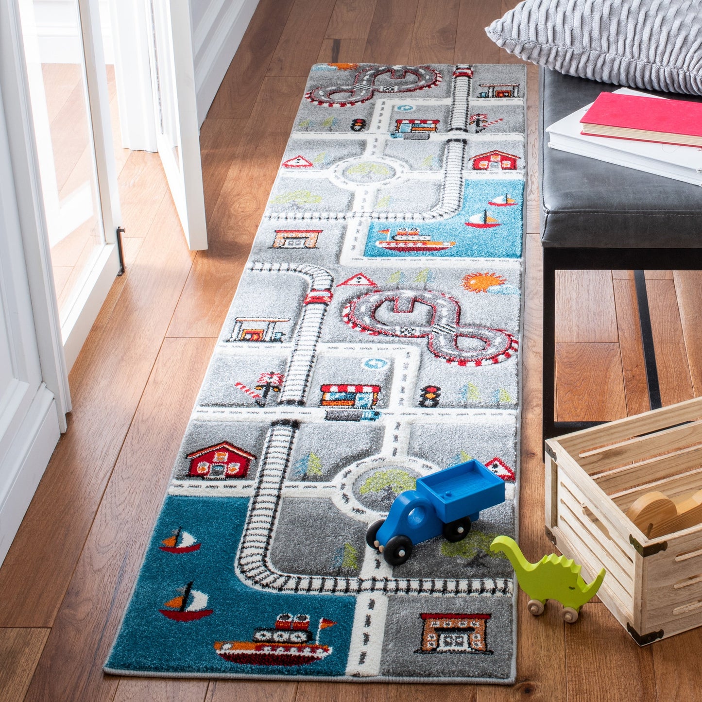 Tapis de route de quartier SAFAVIEH Carousel Kids Riemy