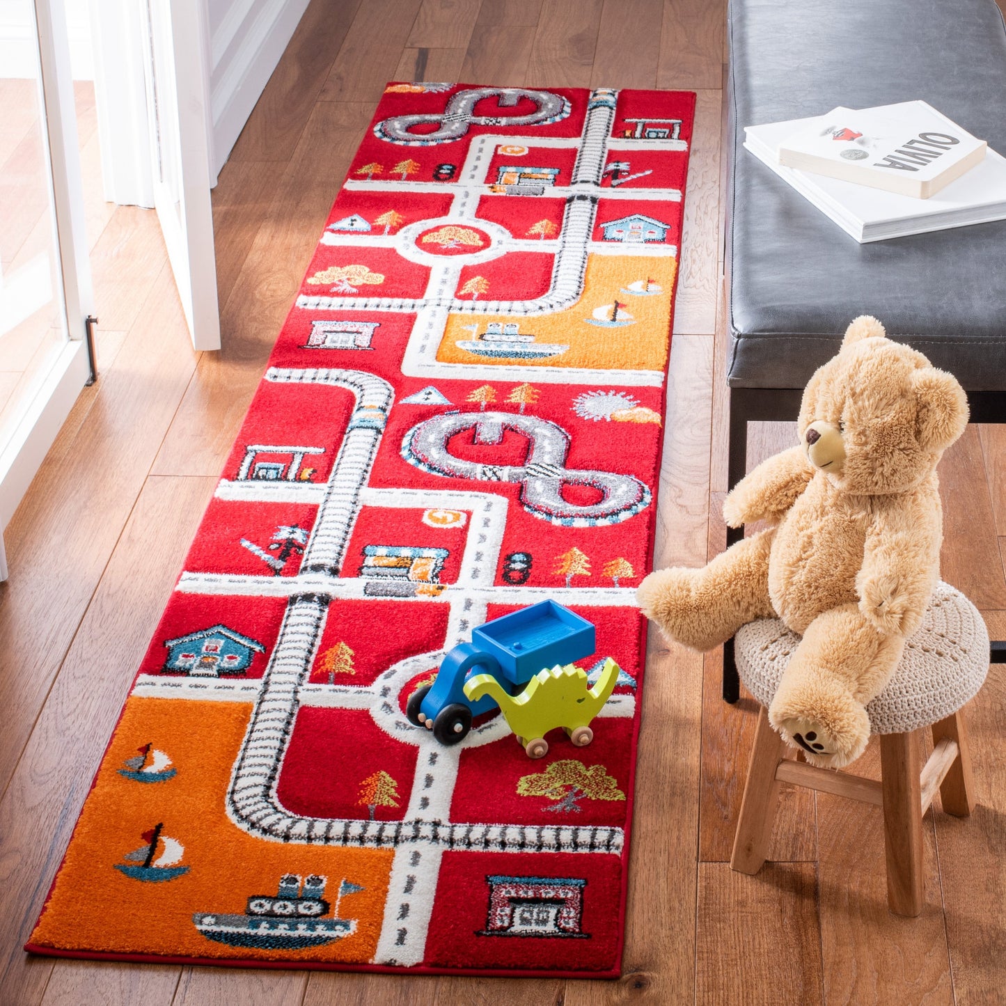 Tapis de route de quartier SAFAVIEH Carousel Kids Riemy