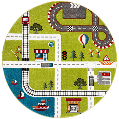 Tapis de route de quartier SAFAVIEH Carousel Kids Riemy