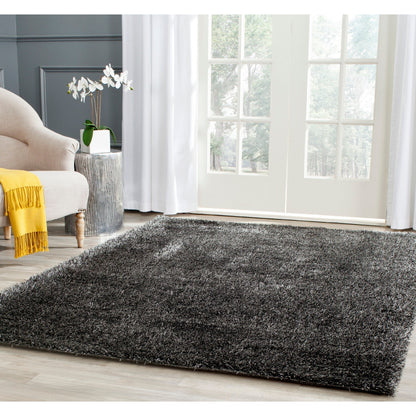 Tapis SAFAVIEH Charlotte Shag Truc Solid 2 pouces d'épaisseur