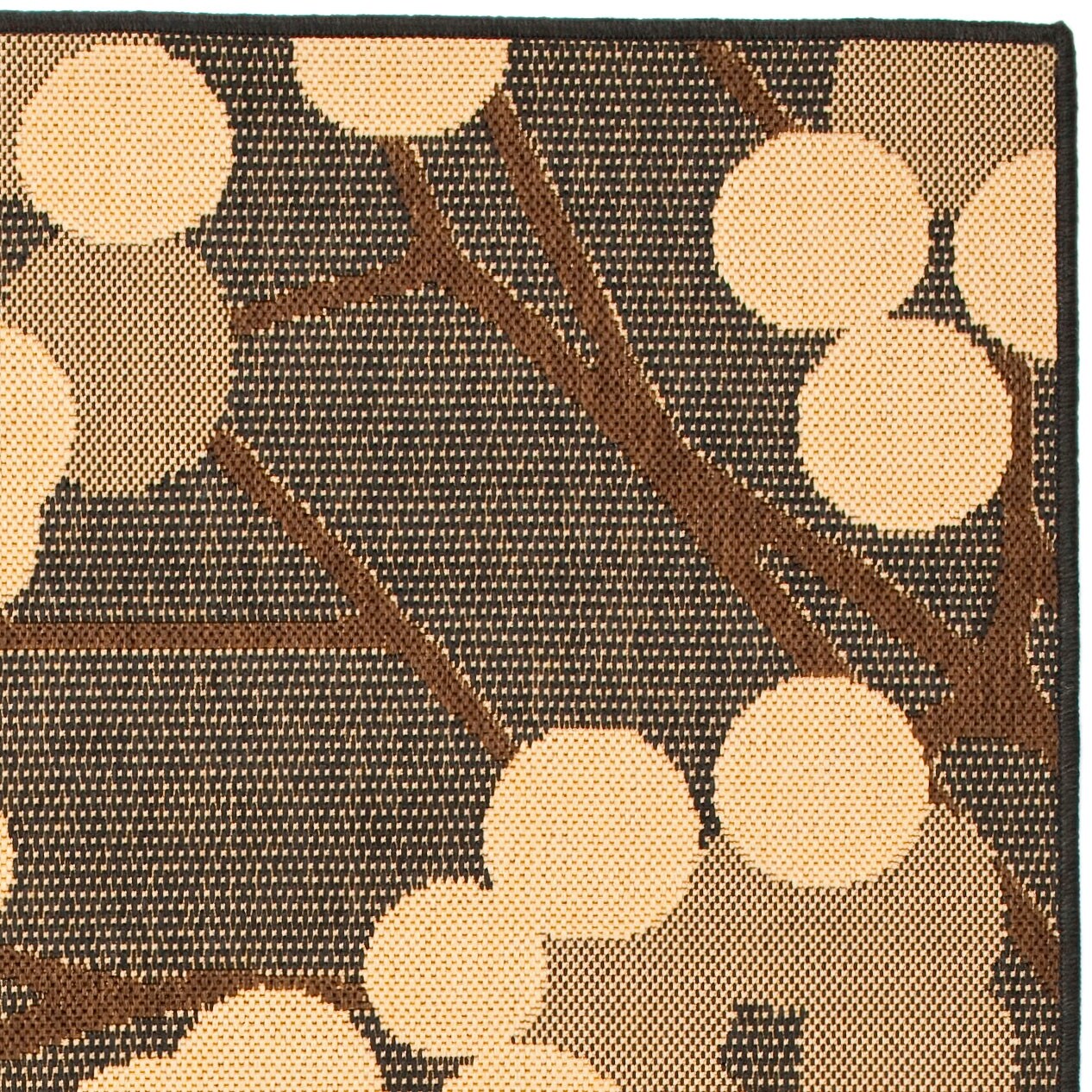 Tapis de jardin imperméable pour intérieur/extérieur SAFAVIEH Courtyard Delois