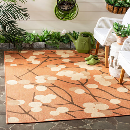 Tapis de jardin imperméable pour intérieur/extérieur SAFAVIEH Courtyard Delois