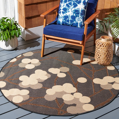 Tapis de jardin imperméable pour intérieur/extérieur SAFAVIEH Courtyard Delois