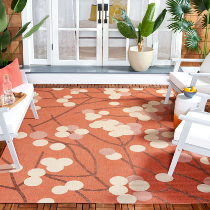 Tapis de jardin imperméable pour intérieur/extérieur SAFAVIEH Courtyard Delois
