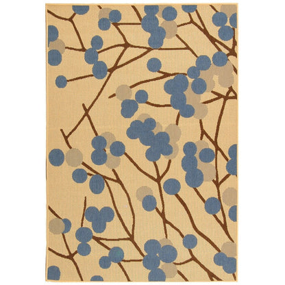 Tapis de jardin imperméable pour intérieur/extérieur SAFAVIEH Courtyard Delois