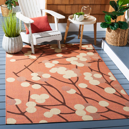 Tapis de jardin imperméable pour intérieur/extérieur SAFAVIEH Courtyard Delois