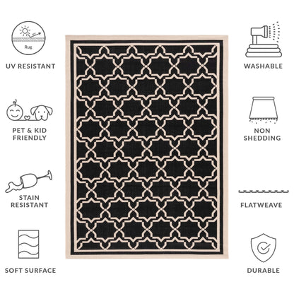 Tapis de jardin imperméable pour intérieur/extérieur SAFAVIEH Courtyard Gulsin