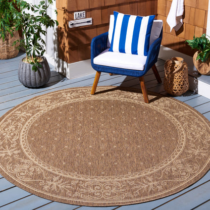 Tapis de jardin imperméable pour intérieur/extérieur SAFAVIEH Courtyard Hendrina
