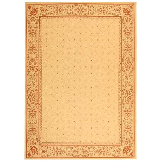 Tapis de jardin imperméable pour intérieur/extérieur SAFAVIEH Courtyard Hendrina