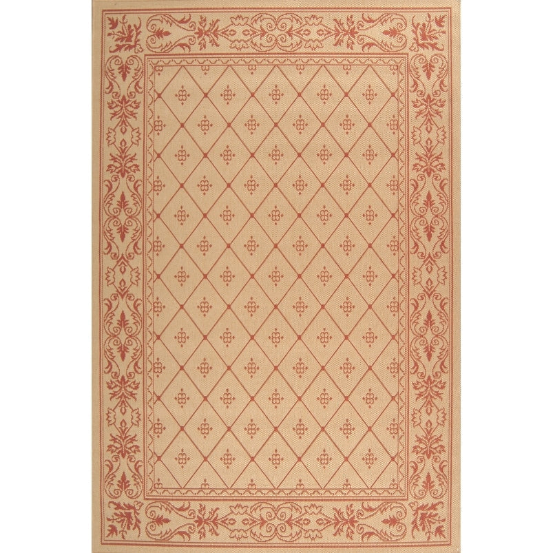 Tapis de jardin imperméable pour intérieur/extérieur SAFAVIEH Courtyard Hendrina