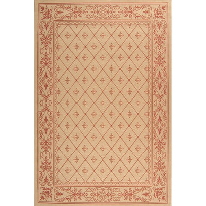 Tapis de jardin imperméable pour intérieur/extérieur SAFAVIEH Courtyard Hendrina