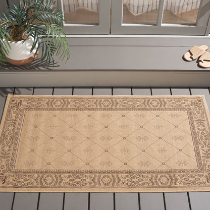 Tapis de jardin imperméable pour intérieur/extérieur SAFAVIEH Courtyard Hendrina