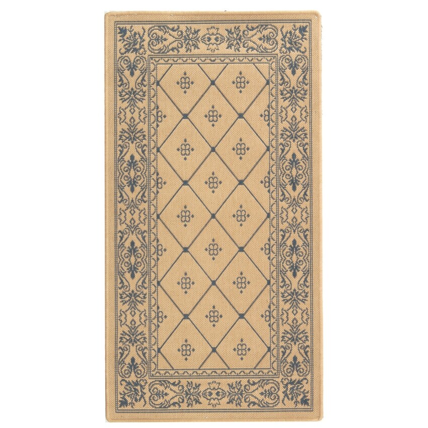 Tapis de jardin imperméable pour intérieur/extérieur SAFAVIEH Courtyard Hendrina
