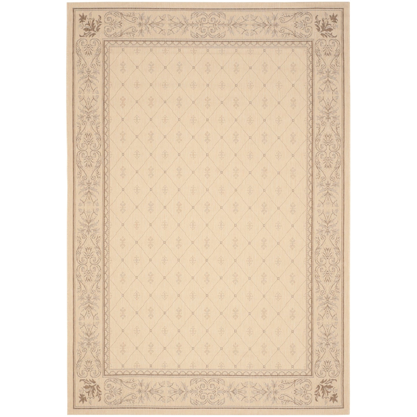 Tapis de jardin imperméable pour intérieur/extérieur SAFAVIEH Courtyard Hendrina