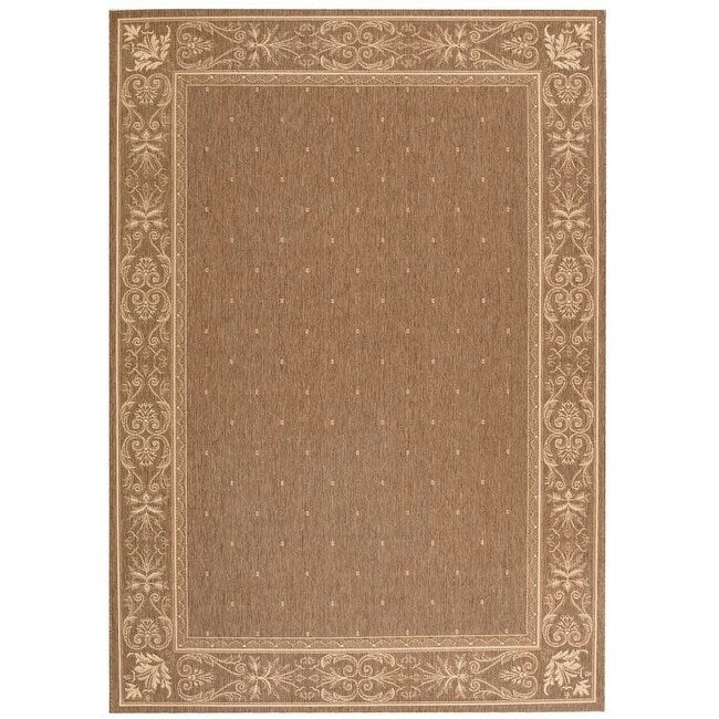 Tapis de jardin imperméable pour intérieur/extérieur SAFAVIEH Courtyard Hendrina