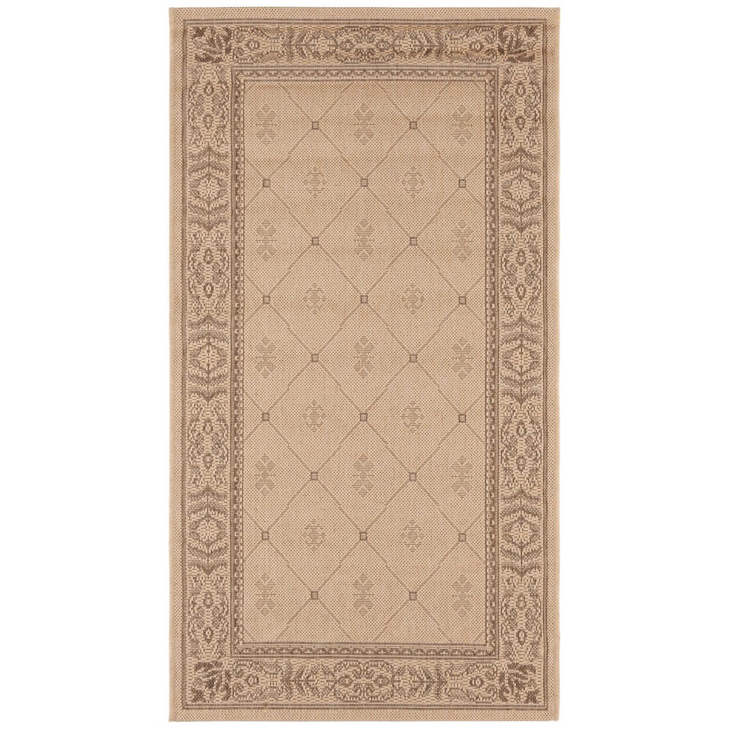 Tapis de jardin imperméable pour intérieur/extérieur SAFAVIEH Courtyard Hendrina