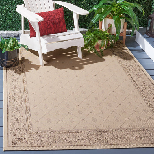 Tapis de jardin imperméable pour intérieur/extérieur SAFAVIEH Courtyard Hendrina