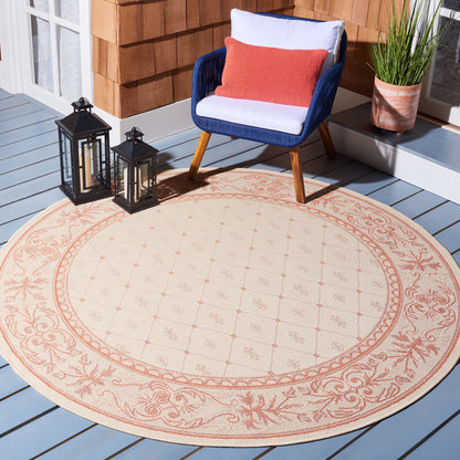 Tapis de jardin imperméable pour intérieur/extérieur SAFAVIEH Courtyard Hendrina