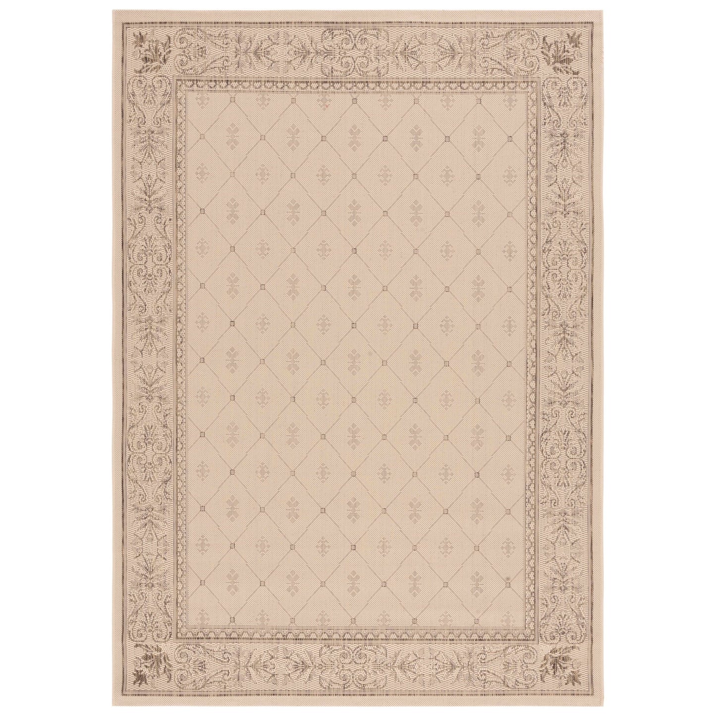 Tapis de jardin imperméable pour intérieur/extérieur SAFAVIEH Courtyard Hendrina