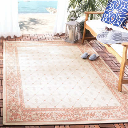 Tapis de jardin imperméable pour intérieur/extérieur SAFAVIEH Courtyard Hendrina