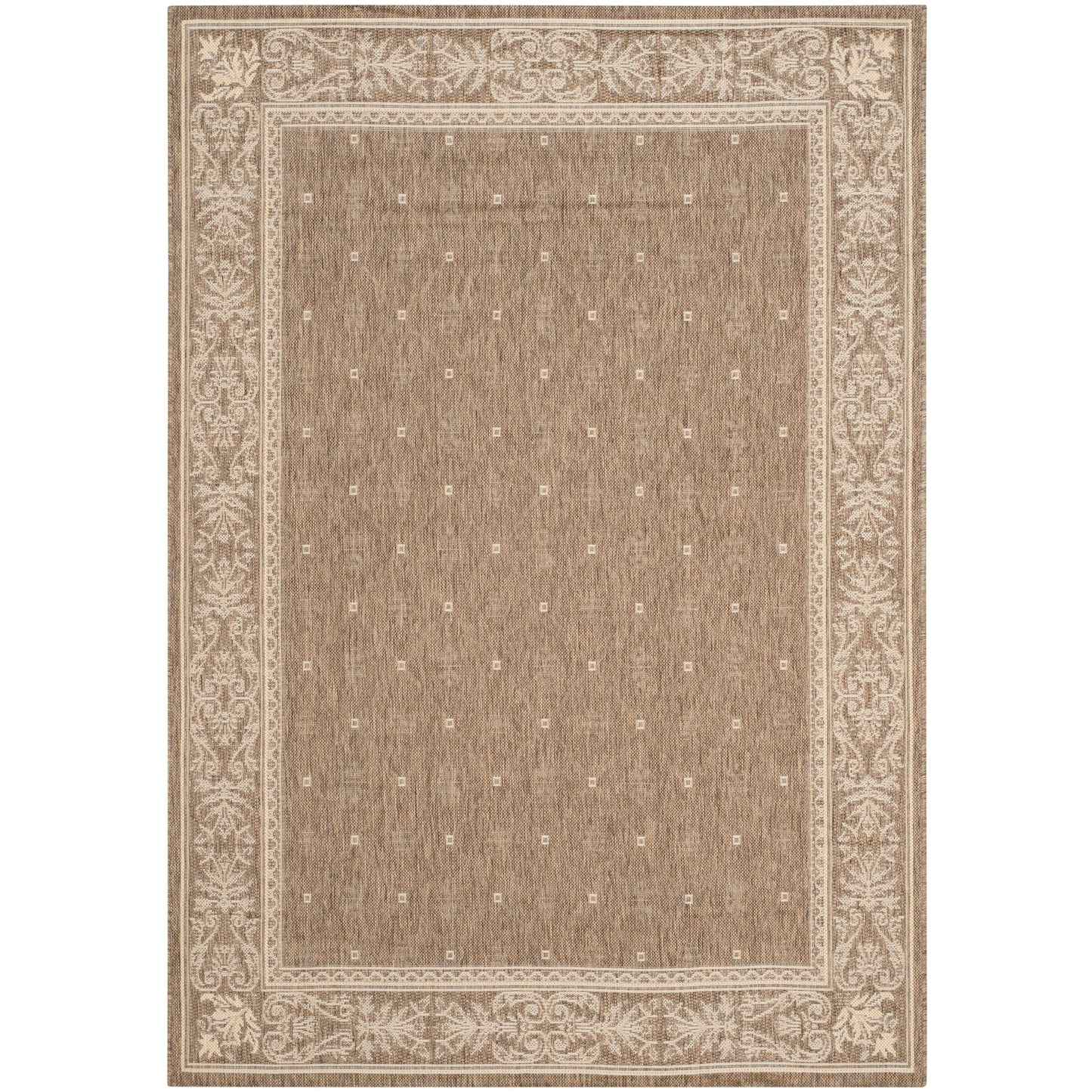 Tapis de jardin imperméable pour intérieur/extérieur SAFAVIEH Courtyard Hendrina