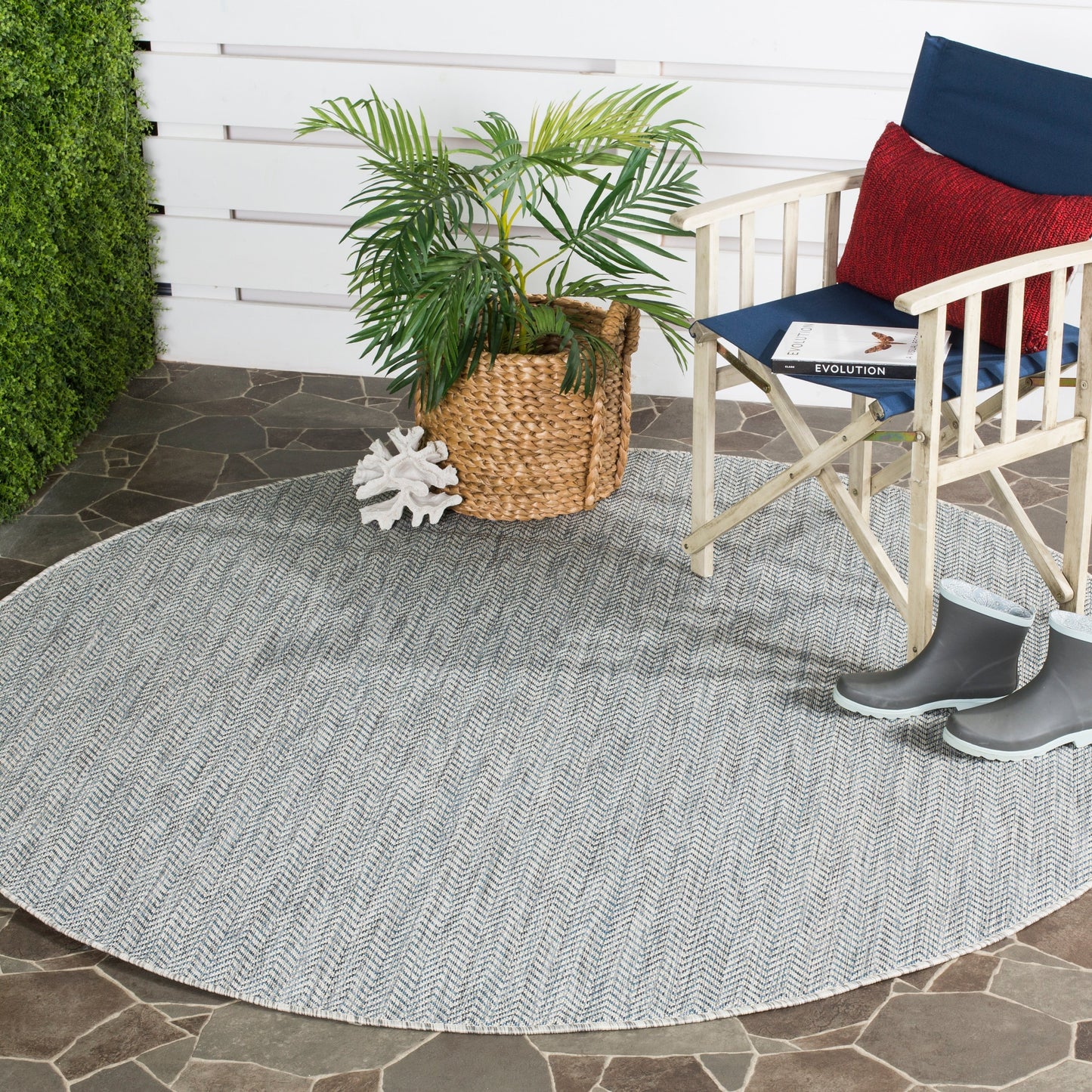 Tapis de jardin imperméable SAFAVIEH Courtyard Ilmur pour intérieur/extérieur
