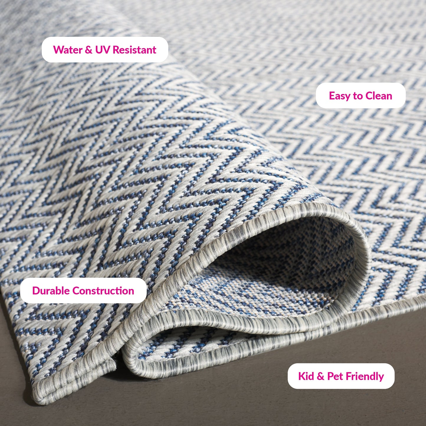 Tapis de jardin imperméable SAFAVIEH Courtyard Ilmur pour intérieur/extérieur