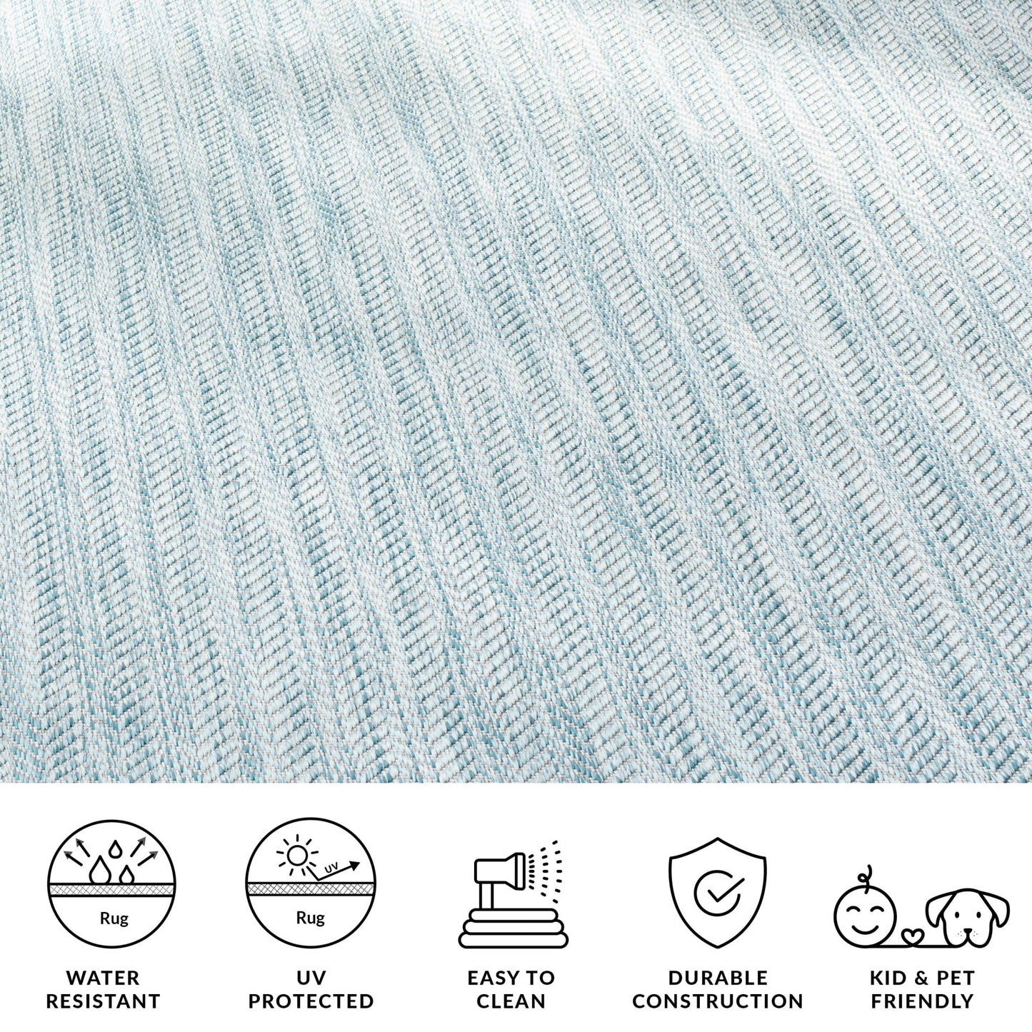 Tapis de jardin imperméable SAFAVIEH Courtyard Ilmur pour intérieur/extérieur