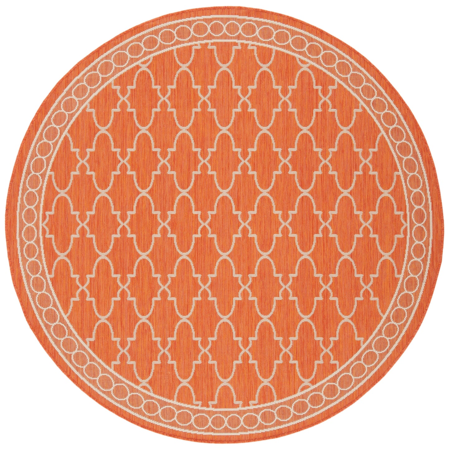 Tapis de jardin imperméable pour intérieur/extérieur SAFAVIEH Courtyard Janell Treillis