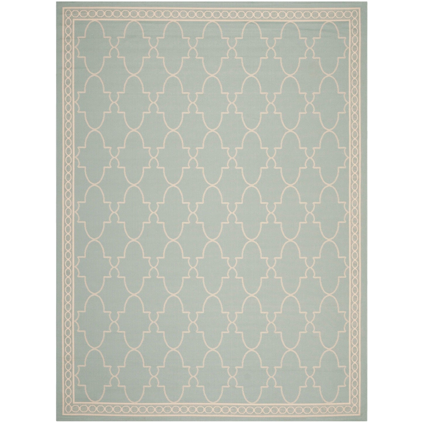 Tapis de jardin imperméable pour intérieur/extérieur SAFAVIEH Courtyard Janell Treillis