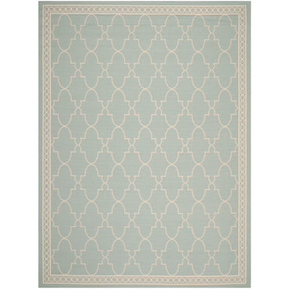 Tapis de jardin imperméable pour intérieur/extérieur SAFAVIEH Courtyard Janell Treillis