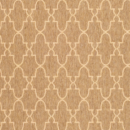 Tapis de jardin imperméable pour intérieur/extérieur SAFAVIEH Courtyard Janell Treillis