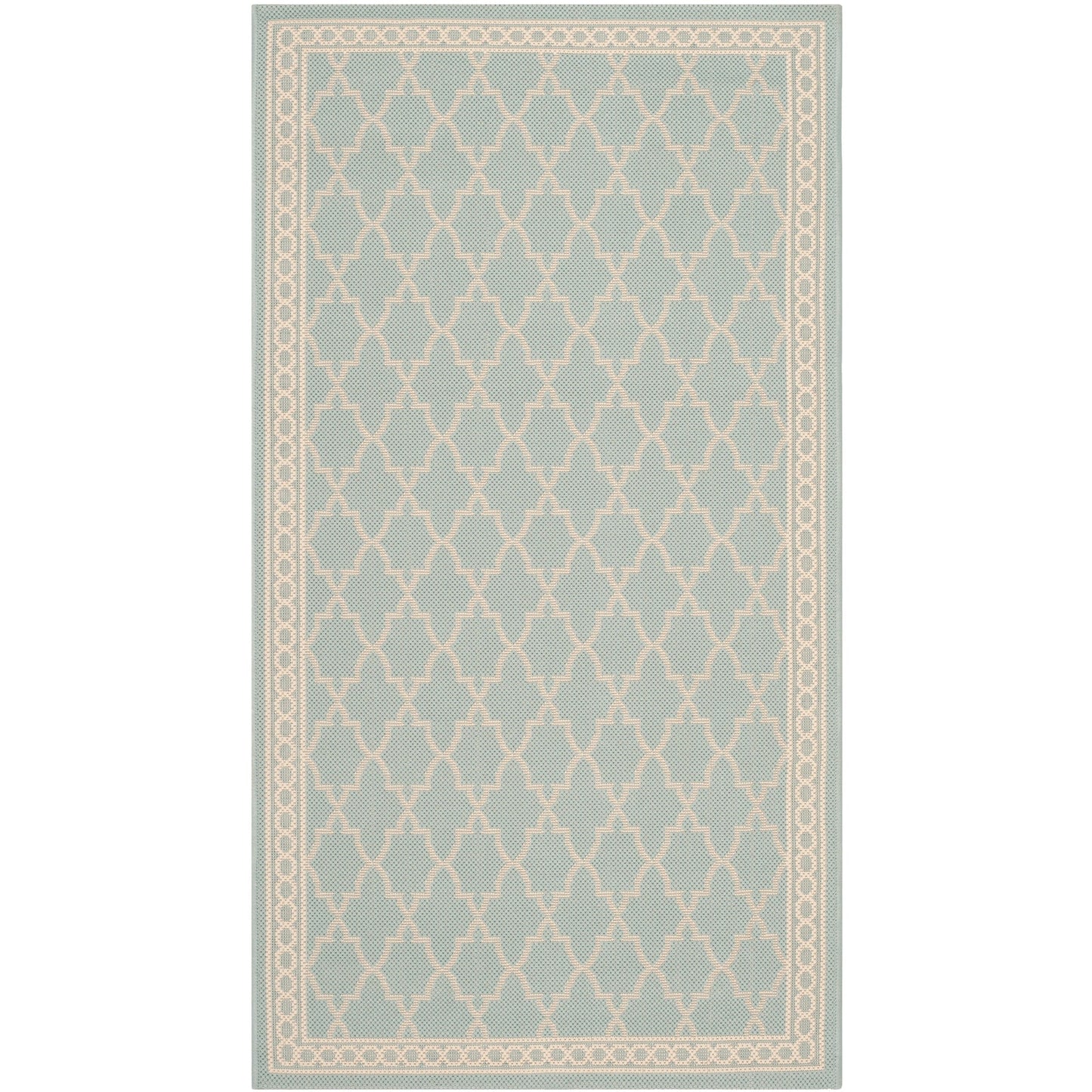 Tapis de jardin imperméable pour intérieur/extérieur SAFAVIEH Courtyard Janell Treillis