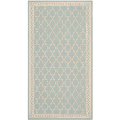 Tapis de jardin imperméable pour intérieur/extérieur SAFAVIEH Courtyard Janell Treillis