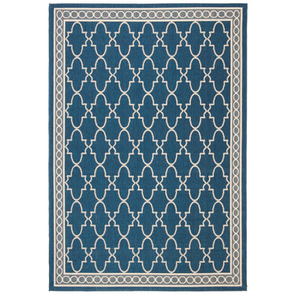 Tapis de jardin imperméable pour intérieur/extérieur SAFAVIEH Courtyard Janell Treillis