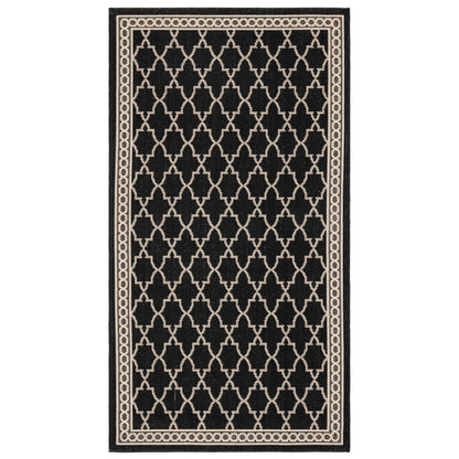 Tapis de jardin imperméable pour intérieur/extérieur SAFAVIEH Courtyard Janell Treillis