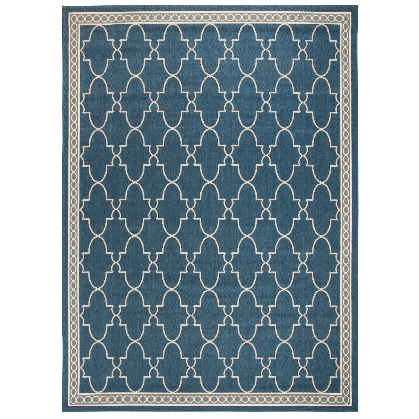 Tapis de jardin imperméable pour intérieur/extérieur SAFAVIEH Courtyard Janell Treillis