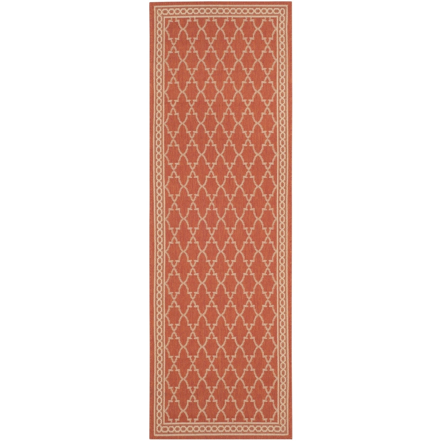 Tapis de jardin imperméable pour intérieur/extérieur SAFAVIEH Courtyard Janell Treillis